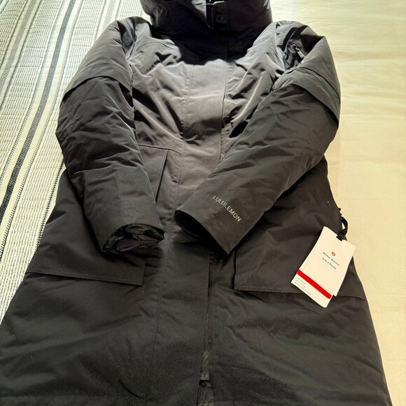 NWT Lululemon Winter Warrior 3-in-1 Parka Black sz 8 style W4BHSS - Picture 4 of 16